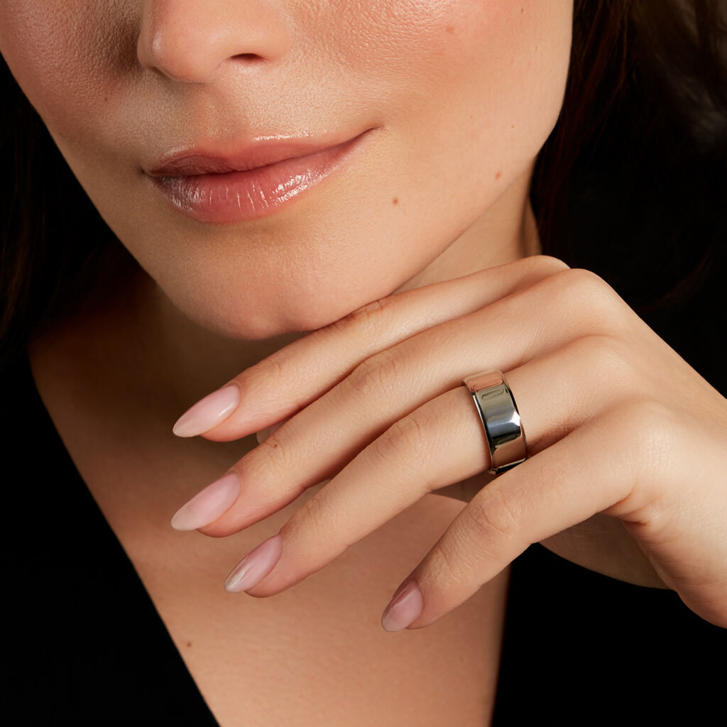 BOND Unisex Ring Edelstahl B 8 mm