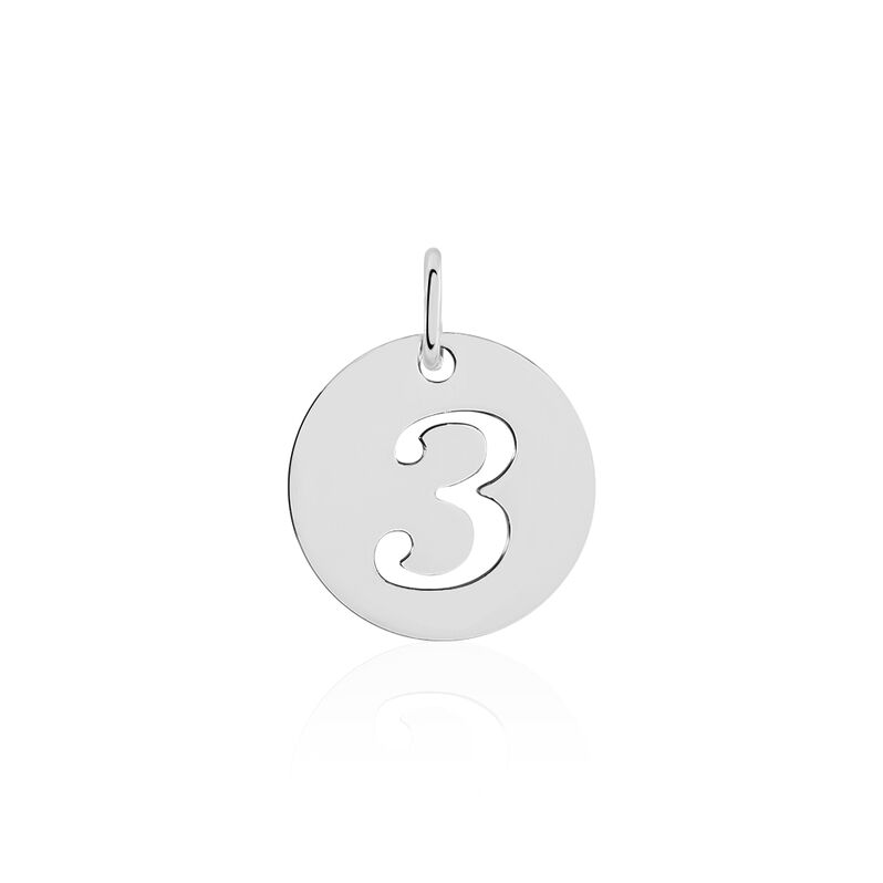 Pendentif Argent Efisio Pastille Chiffre 3 - Spannringe Familie | OROVIVO