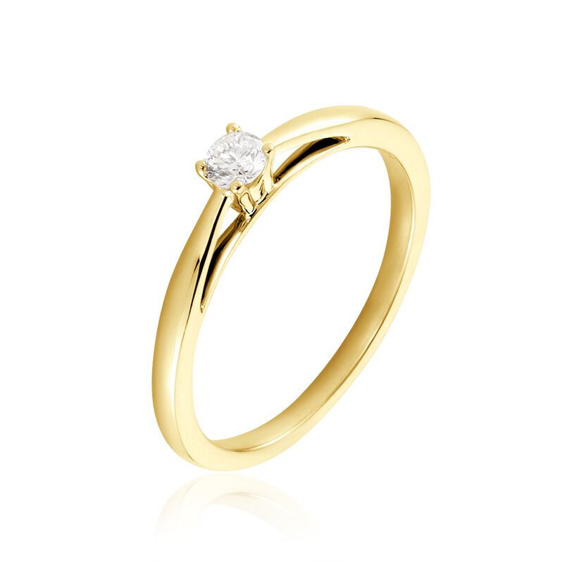 Bague Celina Or Jaune Diamant - Spannringe Damen | OROVIVO