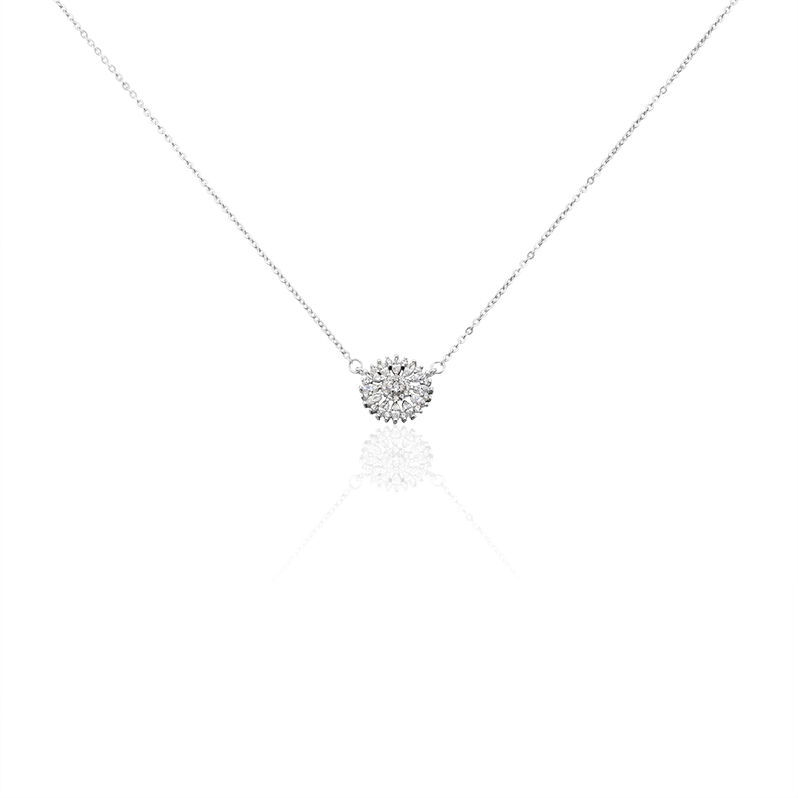 Kette Silber Rhodiniert Kugel - Spannringe Damen | OROVIVO