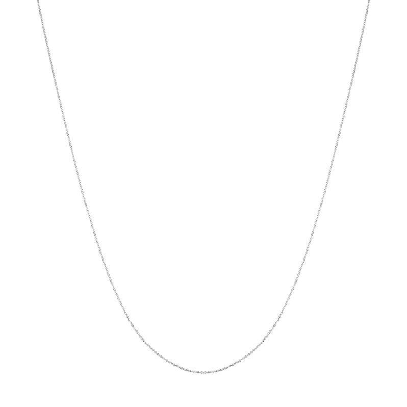 Catenina in oro bianco - Spannringe Damen | OROVIVO