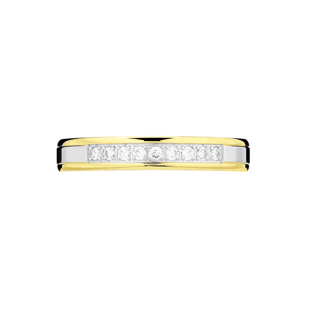 Alliance Francilia Or Bicolore Diamant - Spannringe Damen | OROVIVO