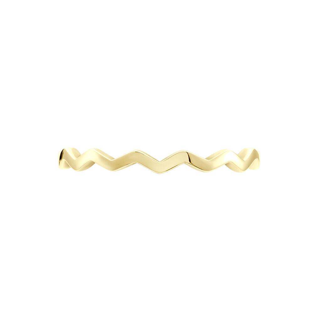 Damenring Gold 375 gewellt zickzack Elorine - Ringe Damen | OROVIVO