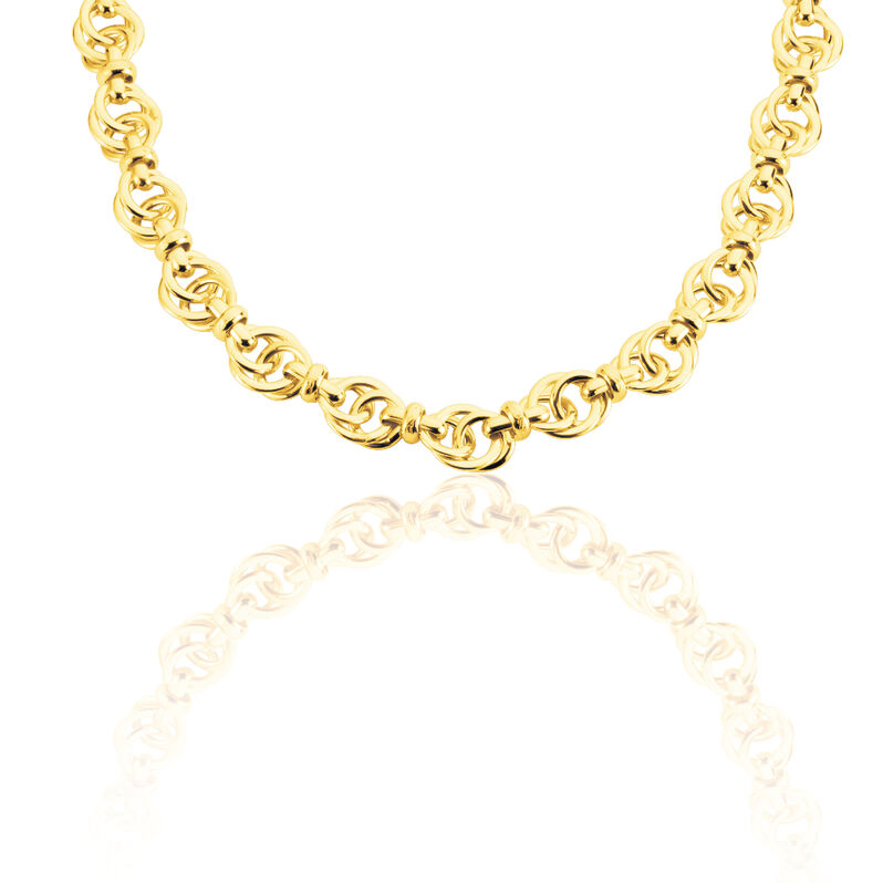 AURORA 2 Damen Kette Gold 375 (9 Karat) - Halsketten Damen | OROVIVO