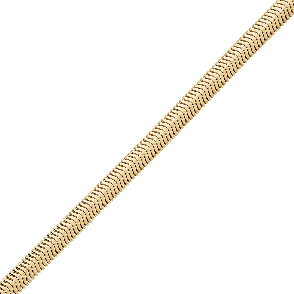 NATASHA Damen Armkette Silber vergoldet 925 B 4,3 mm