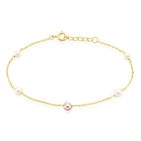 Damen Collier Silber 925 Vergoldet Zuchtperlen - Armbänder Damen | OROVIVO