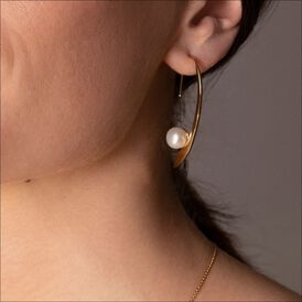 Damen Ohrhänger Lang Silber 925 Vergoldet - Ohrhänger Damen | OROVIVO