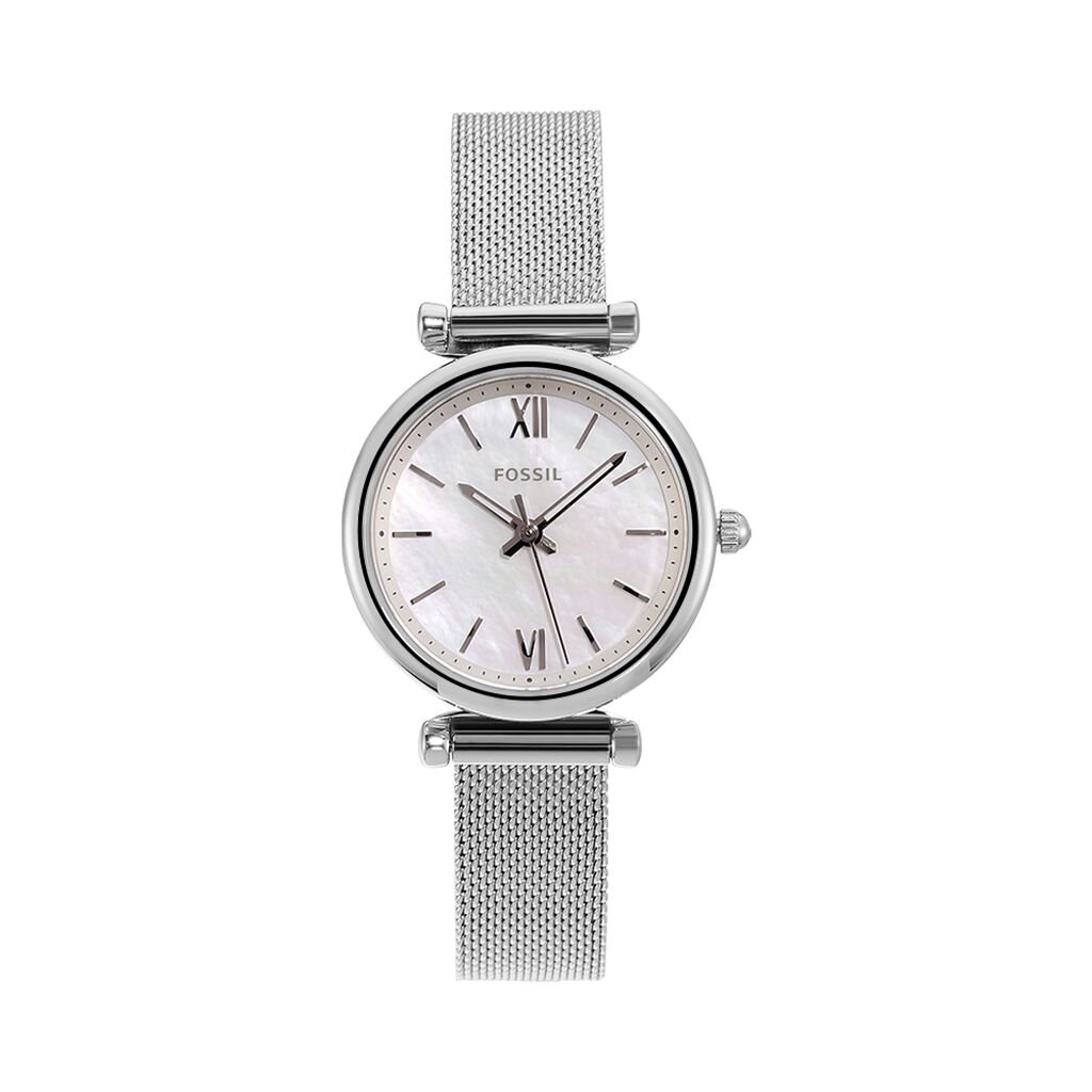 FOSSIL Damenuhr Quarz Carlie Mini ES4432, Uhr ohne Stein