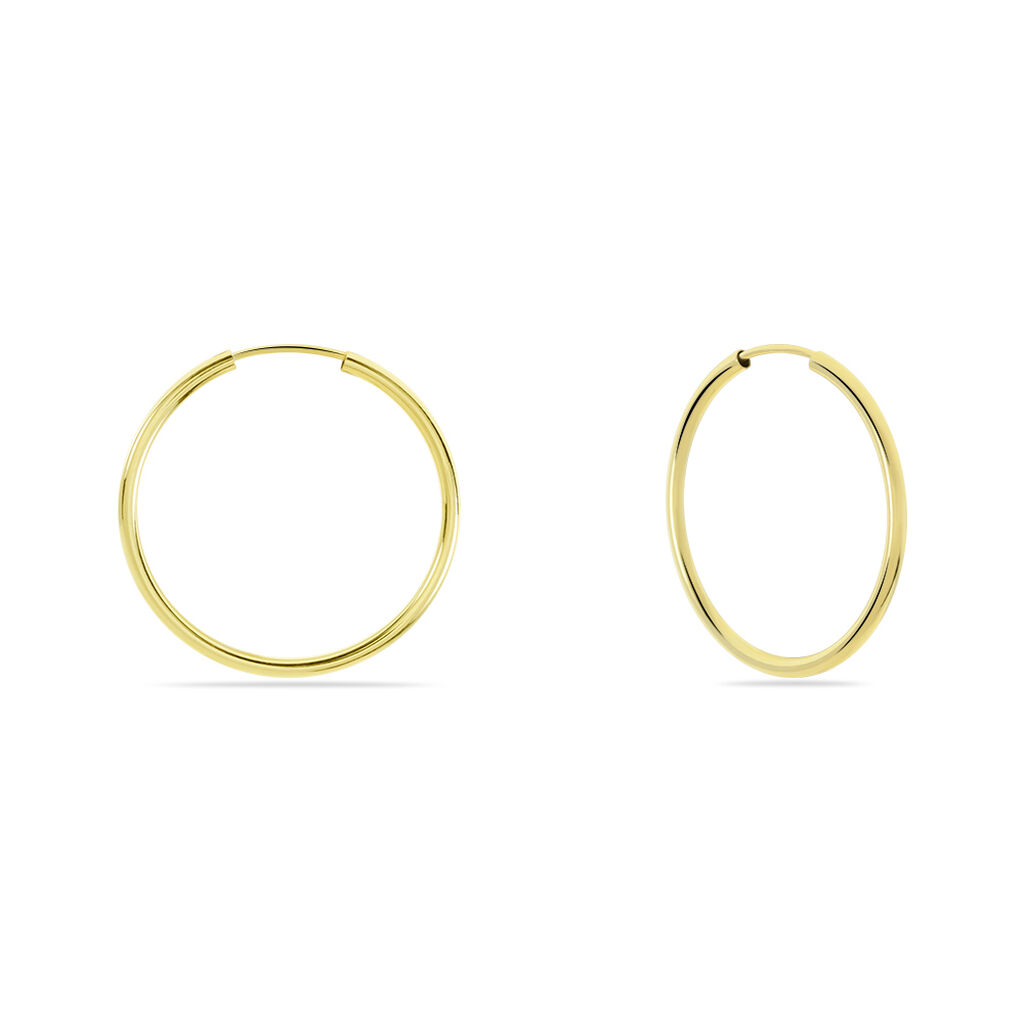 TARJA Damen Creolen Silber vergoldet 925