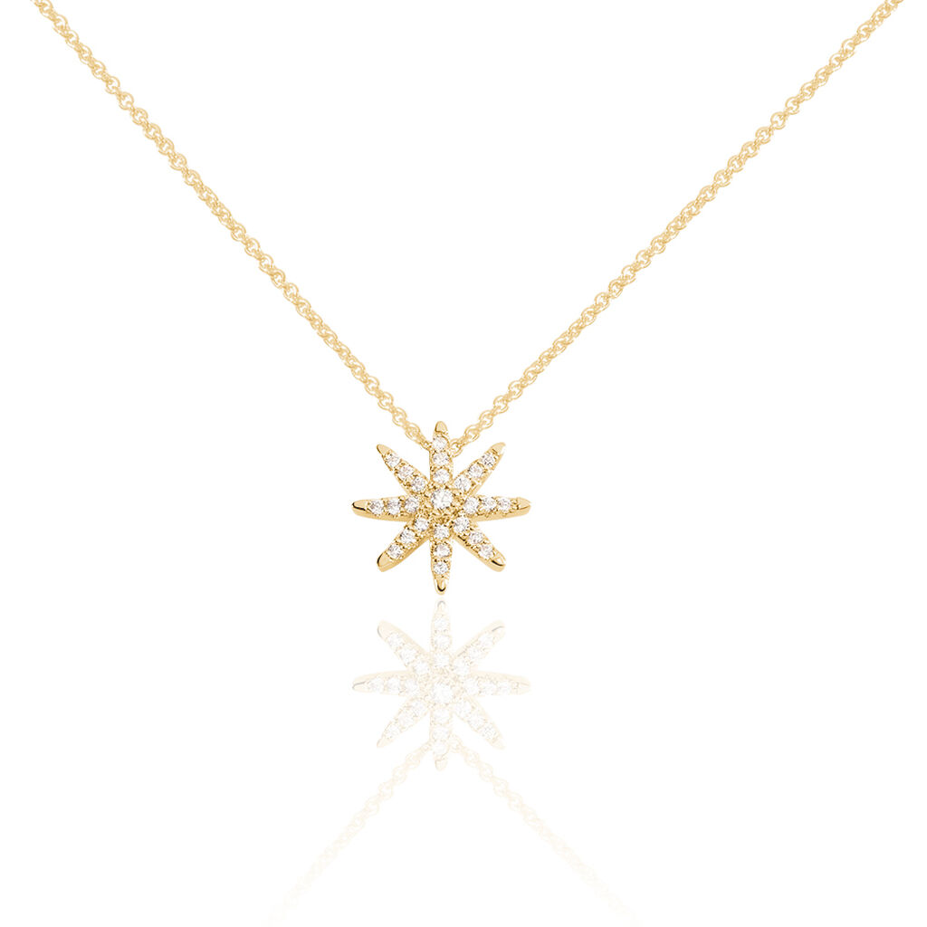 Collier Plaque Or Marcellina Oxyde - Spannringe Damen | OROVIVO