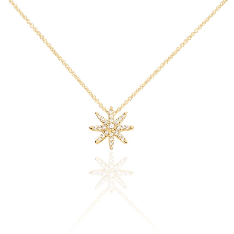 Collier Plaque Or Marcellina Oxyde - Spannringe Damen | OROVIVO