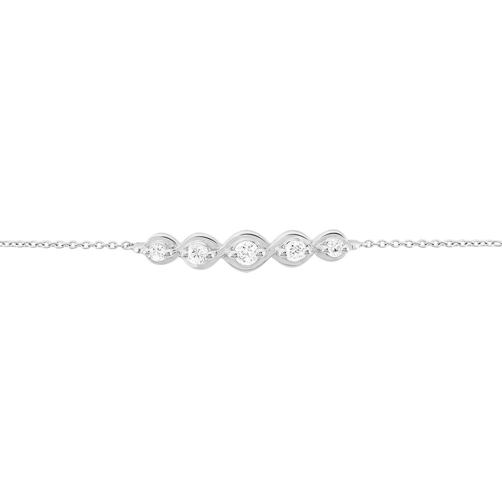 Bracelet Or Weiss Norrie Amandes Oxydes - Spannringe Damen | OROVIVO