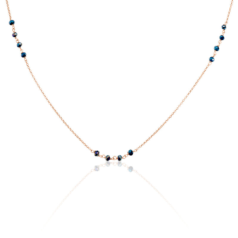 Sautoir Argent Rose Aurelia - Spannringe Damen | OROVIVO