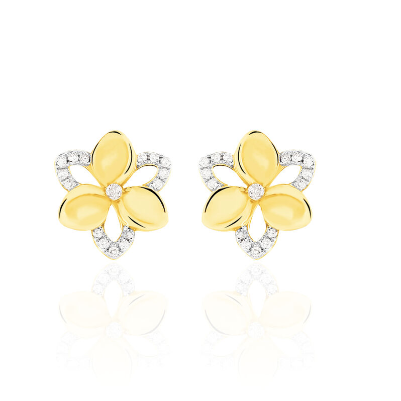 Boucles D'oreilles Or Jaune Anceline - Spannringe Damen | OROVIVO