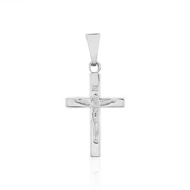 Kreuz Anhänger Silber 925 Jesus Christus Jamin - Kreuzanhänger Unisex | OROVIVO