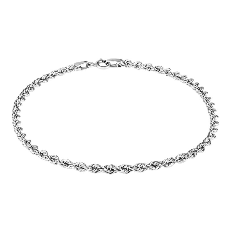 Bracciale Catena L'homme Or Oro Bianco - Spannringe Herren | OROVIVO