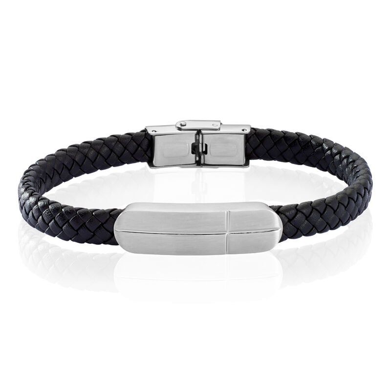 MICHAEL Herren Armband Edelstahl Oval - Armb&auml;nder mit Anh&auml;nger Herren | OROVIVO