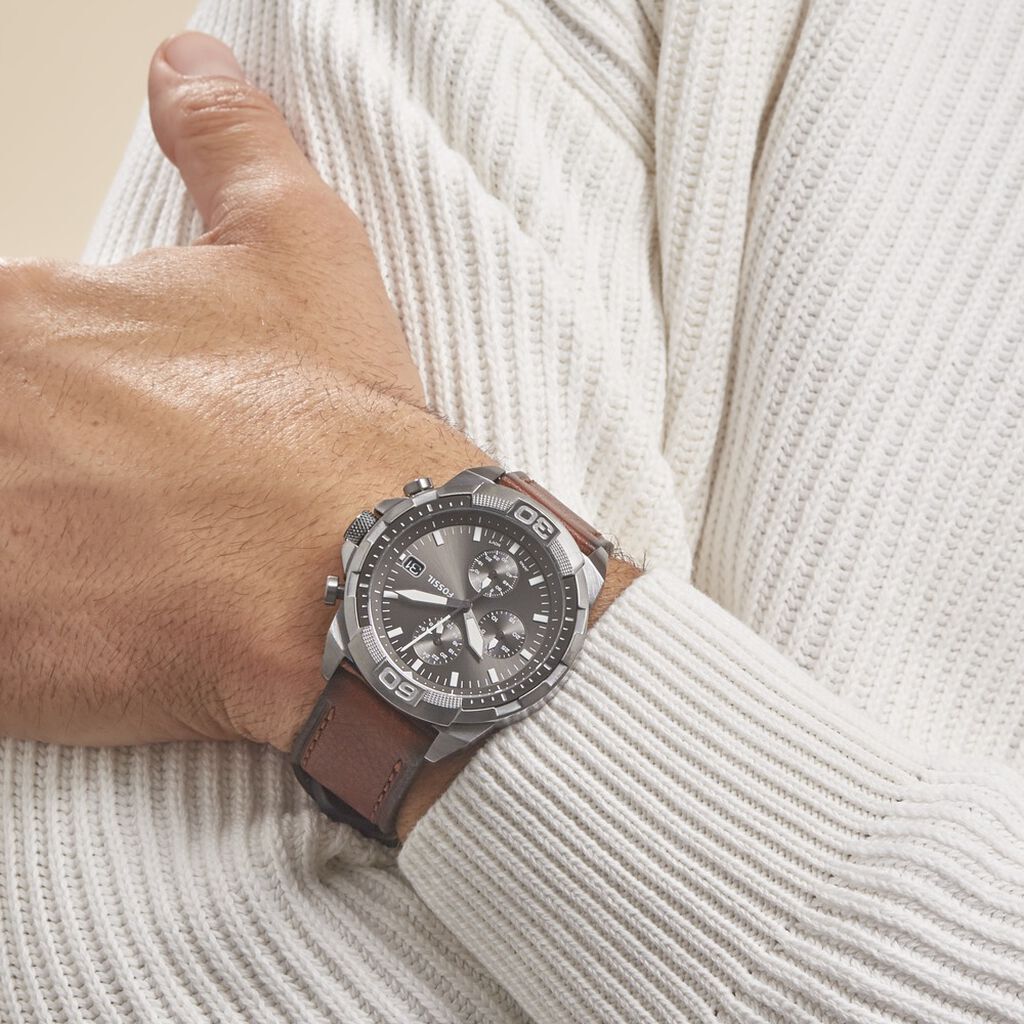 Fossil Herrenuhr 44mm Bronson FS5855 Quarz - Armbanduhren Herren | OROVIVO