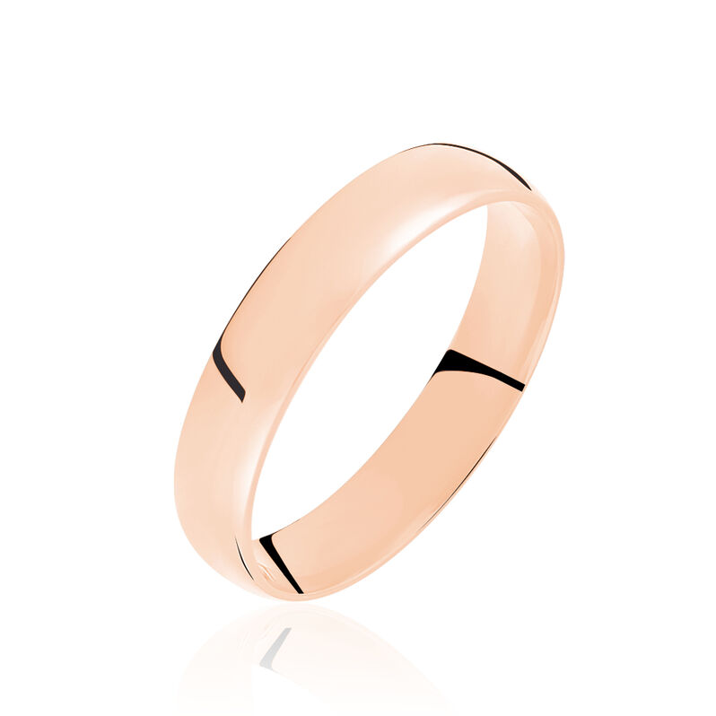 Alliance Sonia Demi Jonc Confort Or Rose - Spannringe Familie | OROVIVO