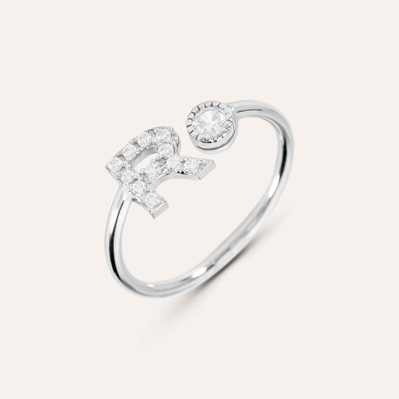 Anello Fantasia Silver Moments Argento Rodiato Cubic Zirconia - Spannringe Damen | OROVIVO