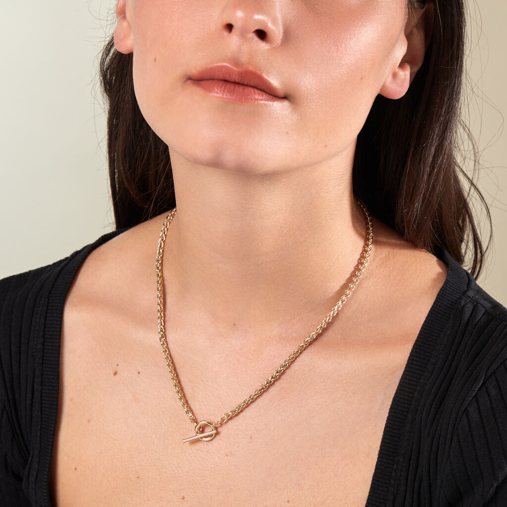 Damen Kette Silber vergoldet 925 Madalyn 3,00mm - Halsketten Damen | OROVIVO