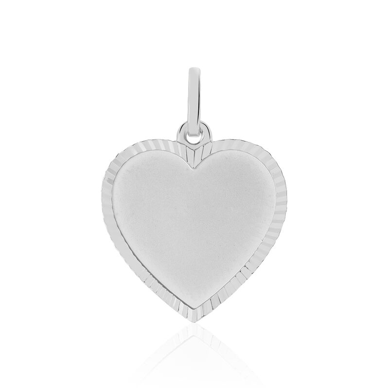 AXELIA GRAVUR 2 Damen Anh&auml;nger Silber 925 Herz - Anh&auml;nger mit Gravur Damen | OROVIVO