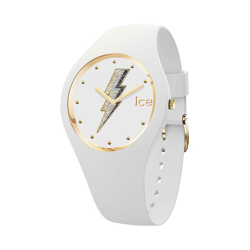 Montre Ice Watch Ice Glam Rock Fond Weiss - Spannringe Damen | OROVIVO