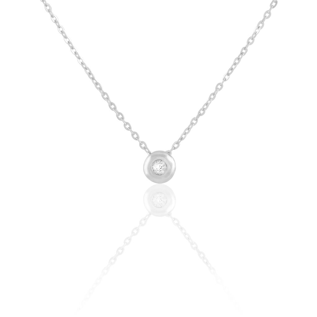 Damen Halskette Silber 925 Zirkonia Tilde - Halsketten Damen | OROVIVO
