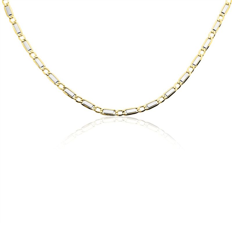 Collier Danae Plaquette Or Bicolore - Spannringe Herren | OROVIVO