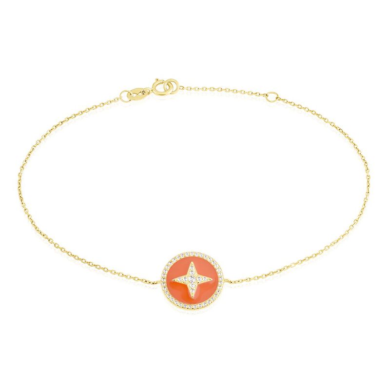 Bracelet Mykonos Or Jaune Oxyde De Zirconium - Spannringe Damen | OROVIVO