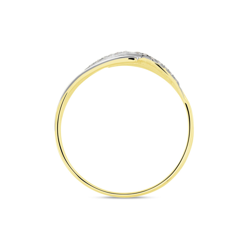 Damen Ring Gold 375 Diamant 0,07ct Bodil  - Ringe mit Stein Damen | OROVIVO