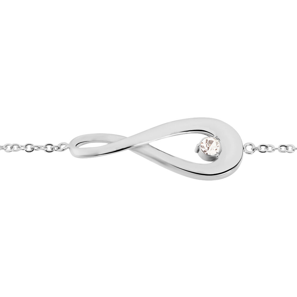 Bracelet Aelys Acier Huit Strass - Spannringe Damen | OROVIVO