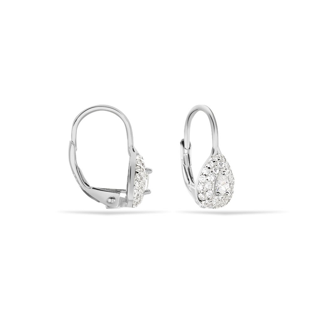 Damen Ohrhänger Silber 925 Zirkonia  - Ohrhänger Damen | OROVIVO