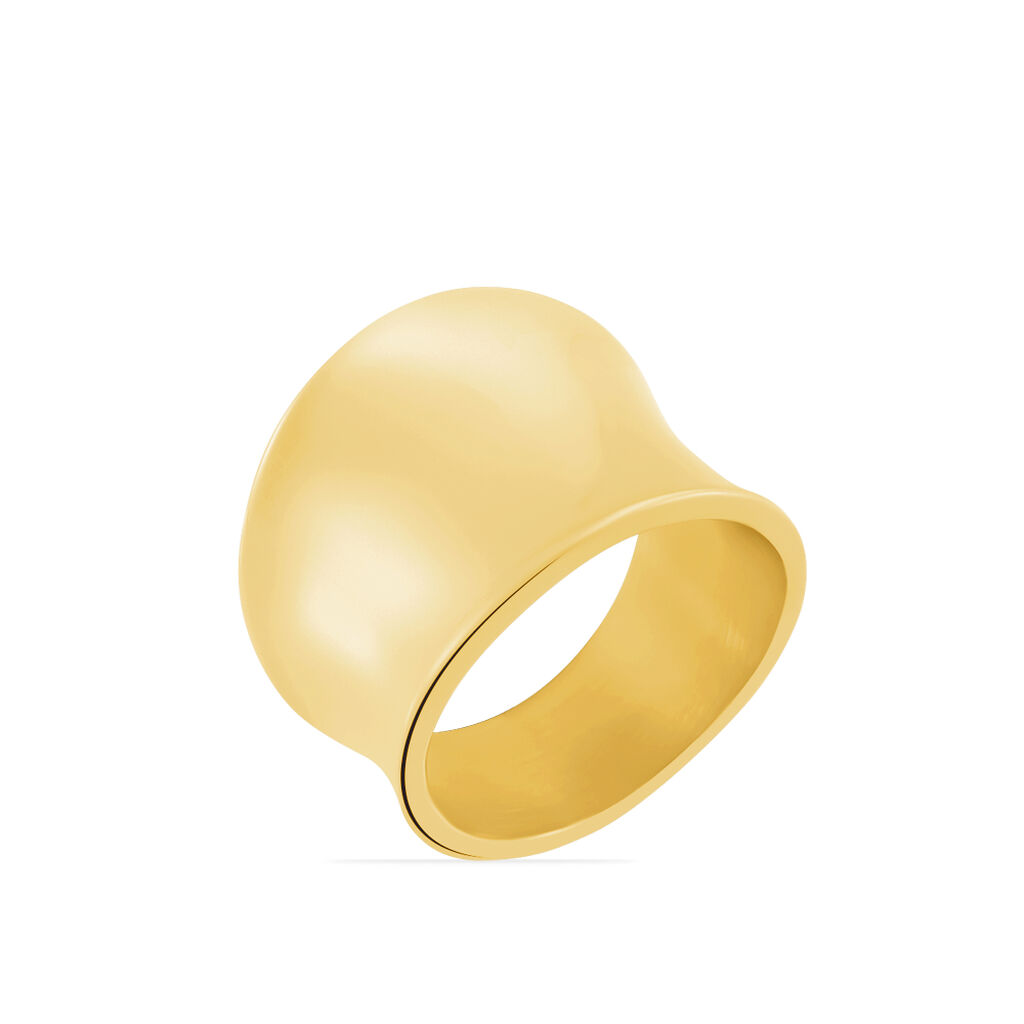 Bague Acier Dore Nohani - Spannringe Damen | OROVIVO
