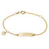 Kinder Id Armband Panzerkette Gold 585 Herz - ID-Armbänder Kinder | OROVIVO