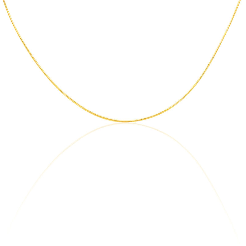 SCHLANGE 1 Unisex Kette Gold 333 (8 Karat) B 0,9 mm - Halsketten Unisex | OROVIVO