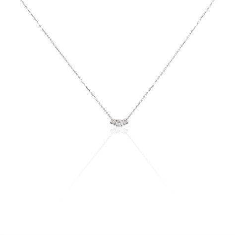 Damen Collier Weißgold 375 Diamant 0,26ct Sabinara 0,95mm - Halsketten Damen | OROVIVO