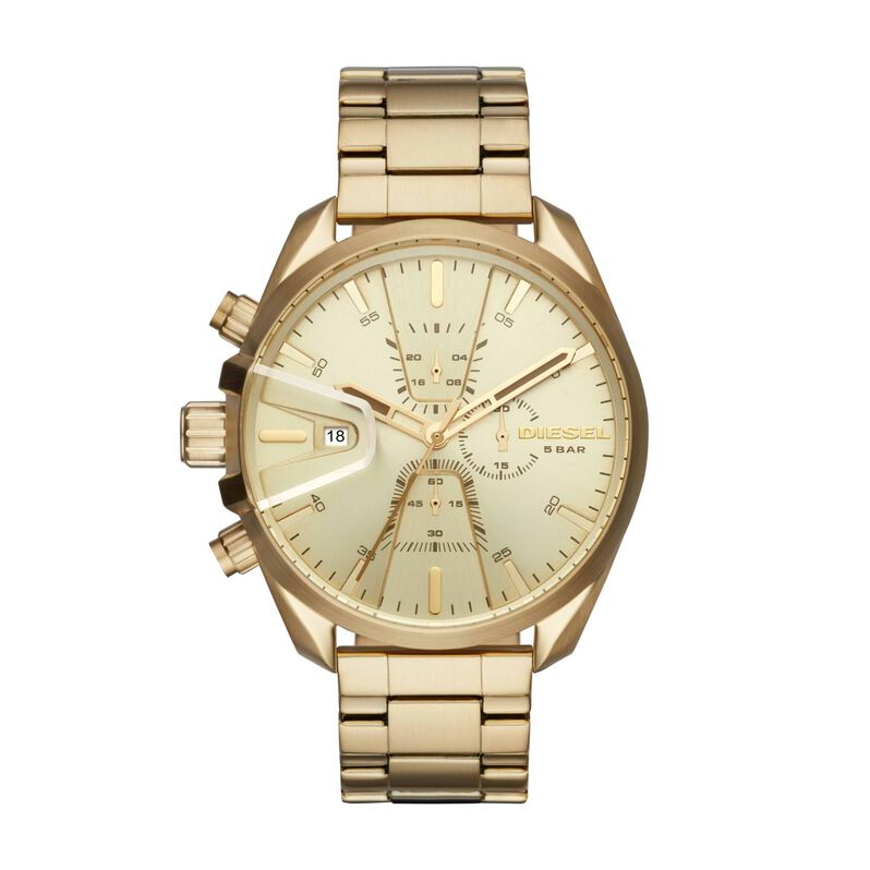 Orologio Cronografo Uomo Diesel Ms9 quadrante gold DZ4475 - Spannringe Herren | OROVIVO