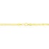 Unisex Figarokette Gold 375 60cm