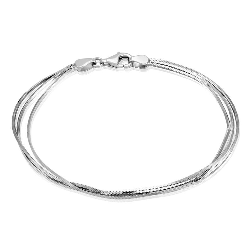 Bracelet Benedicta Argent Weiss - Spannringe Damen | OROVIVO