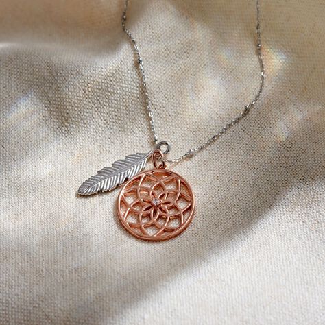 Damen Halskette Silber 925 Rosé Vergoldet Zirkonia - Halsketten Damen | OROVIVO