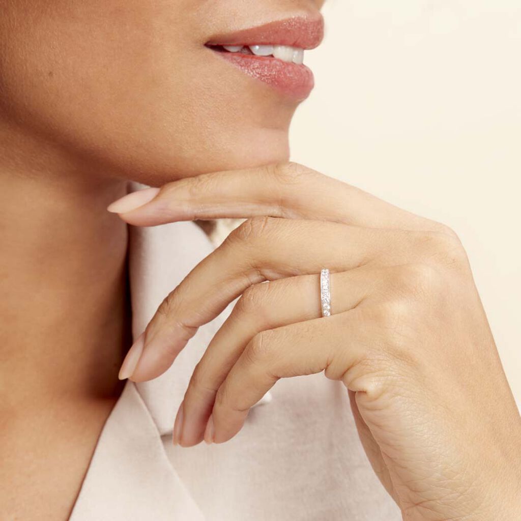 Alliance Rhea Or Blanc Diamant - Spannringe Damen | OROVIVO