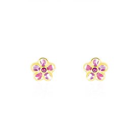 Kinder Ohrstecker Gold 333 Blume - Ohrstecker Kinder | OROVIVO
