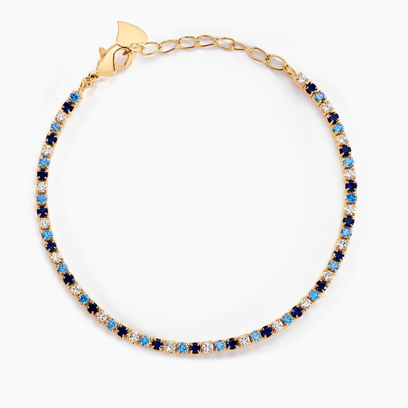 Bracelet Plaque Or Jaune Zoelia Pierres - Spannringe Damen | OROVIVO