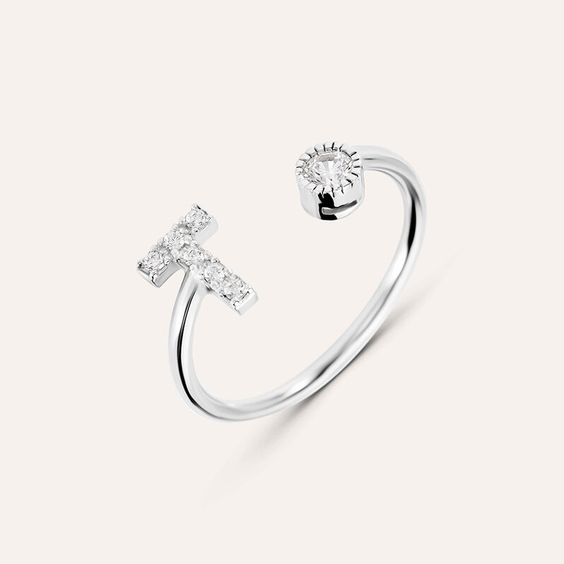 Anello Fantasia Silver Moments Argento Rodiato Cubic Zirconia - Spannringe Damen | OROVIVO