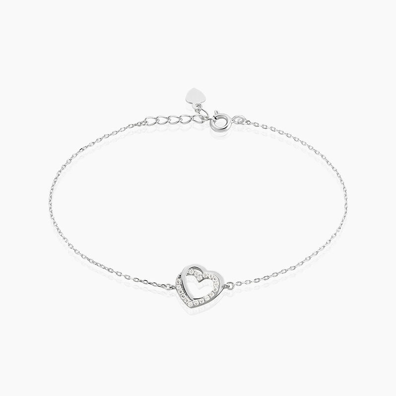Bracelet Atoum Argent Rhodié Oxyde De Zirconium - Spannringe Damen | OROVIVO