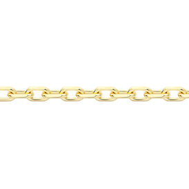 Damen Ankerkette Gold 375 Diamantiert 45cm - Ketten ohne Anhänger Damen | OROVIVO