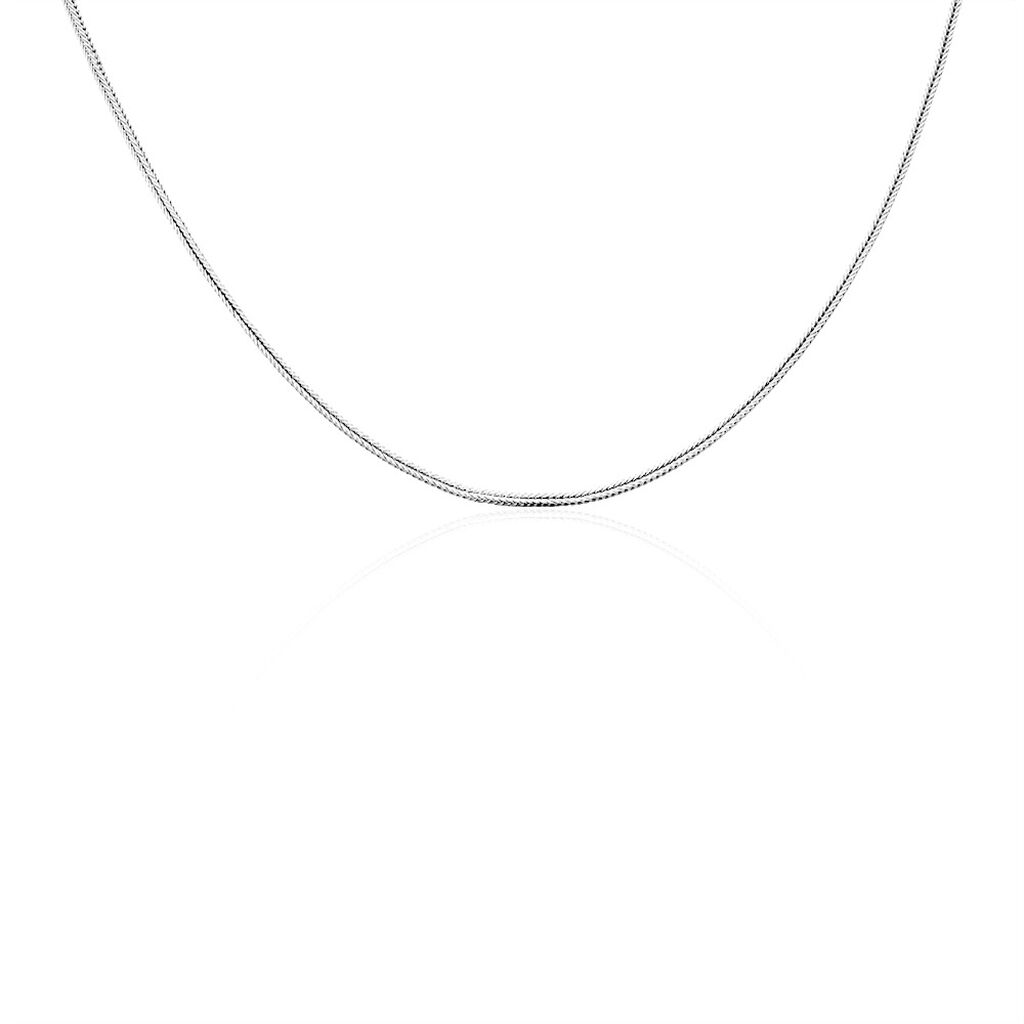 Unisex Fuchsschwanzkette Silber 925 rhodiniert  - Halsketten Unisex | OROVIVO
