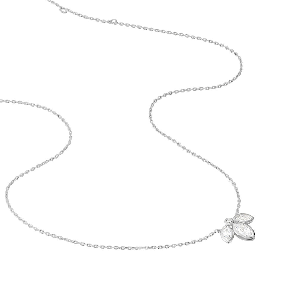 Collier Anahi Argent Navettes Oxydes - Spannringe Damen | OROVIVO