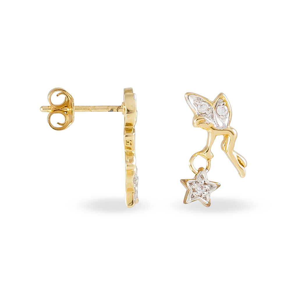 Boucles D'oreilles Pendantes Marie-gilberte Plaque Or Oxyde - Spannringe Damen | OROVIVO